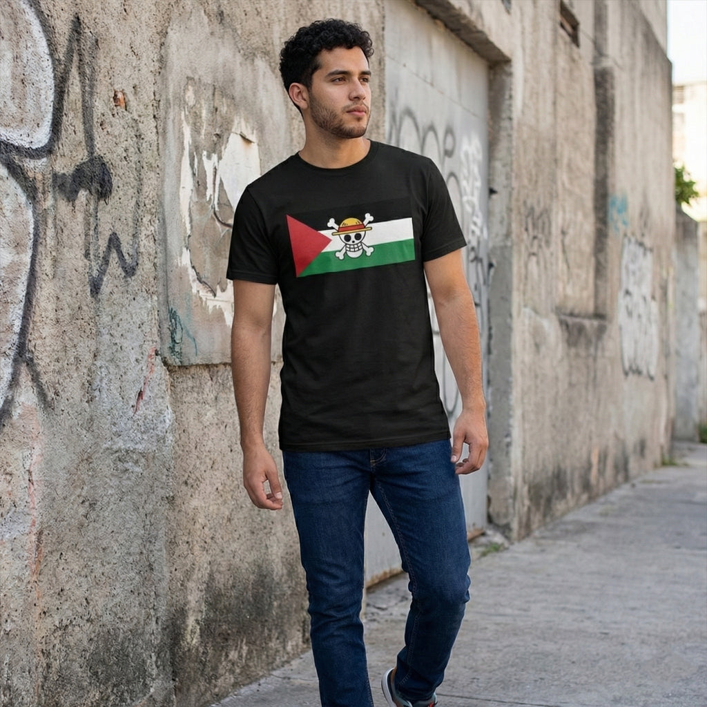 Straw Hats for Palestine T-shirt